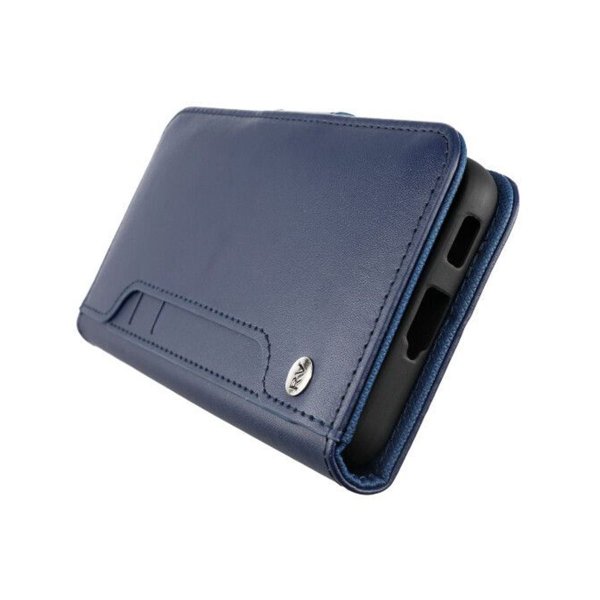Rvelon Samsung Galaxy S22 Etui Utbrettbar Kortlomme Blå