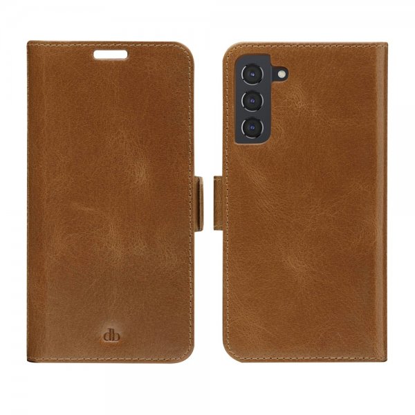dbramante1928 Samsung Galaxy S22 Plus Etui Lynge Avtakbart Deksel Tan
