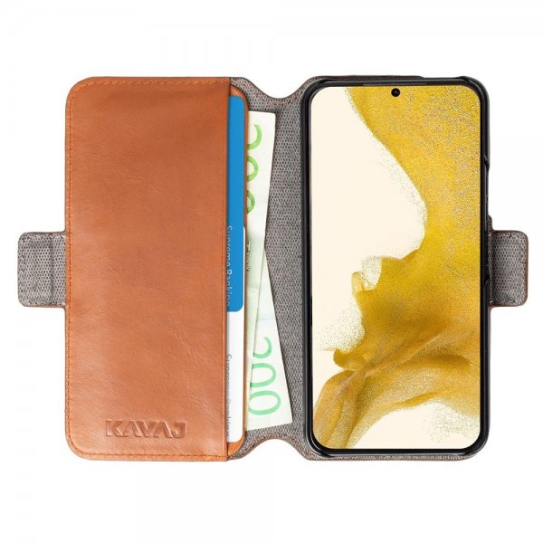 Kavaj Samsung Galaxy S22 Plus Etui Phoenix Brun