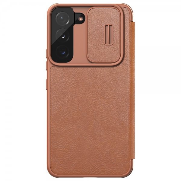 Nillkin Samsung Galaxy S22 Plus Etui Qin Series Brun