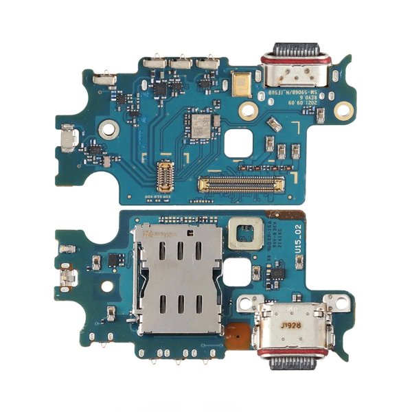 Samsung Galaxy S22 Plus ladekontakt med SIM-kortleser