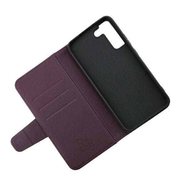 Rvelon Samsung Galaxy S22 Plus Etui Detachable Wallet Case Lilla