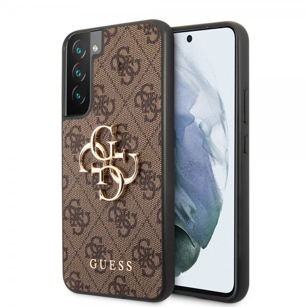 Guess Samsung Galaxy S22 Plus Deksel 4G Logo Brun