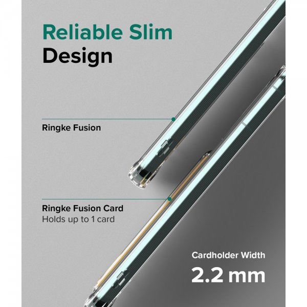 Ringke Samsung Galaxy S22 Plus Deksel Fusion Card Clear