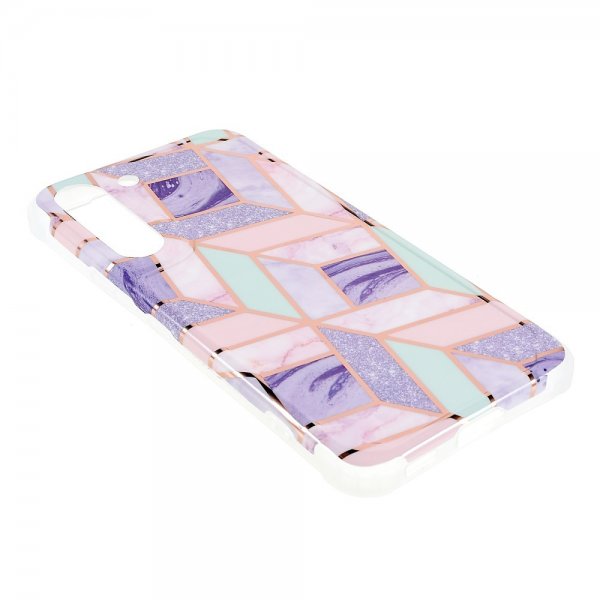 Samsung Galaxy S22 Plus Deksel Marmor Lilla