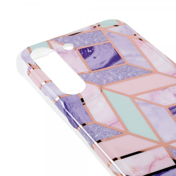 Samsung Galaxy S22 Plus Deksel Marmor Lilla