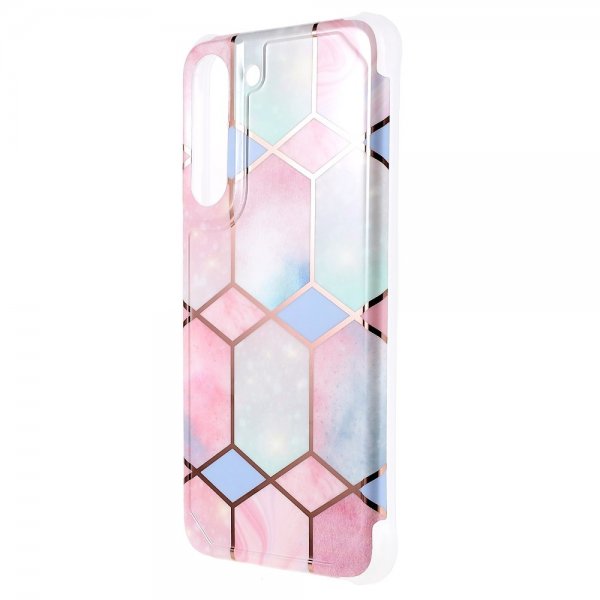Samsung Galaxy S22 Plus Deksel Marmor Rosa