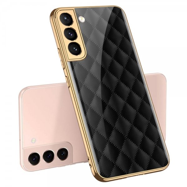 GKK Samsung Galaxy S22 Plus Deksel Motiv Svarta Esker