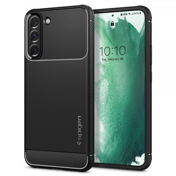 Spigen Samsung Galaxy S22 Plus Deksel Rugged Armor Matte Black