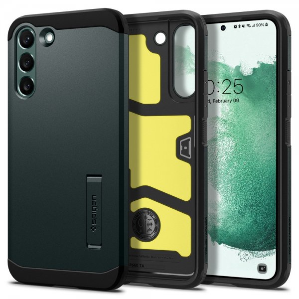 Spigen Samsung Galaxy S22 Plus Deksel Tough Armor Abyss Green