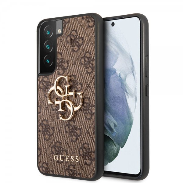 Guess Samsung Galaxy S22 Deksel 4G Logo Brun