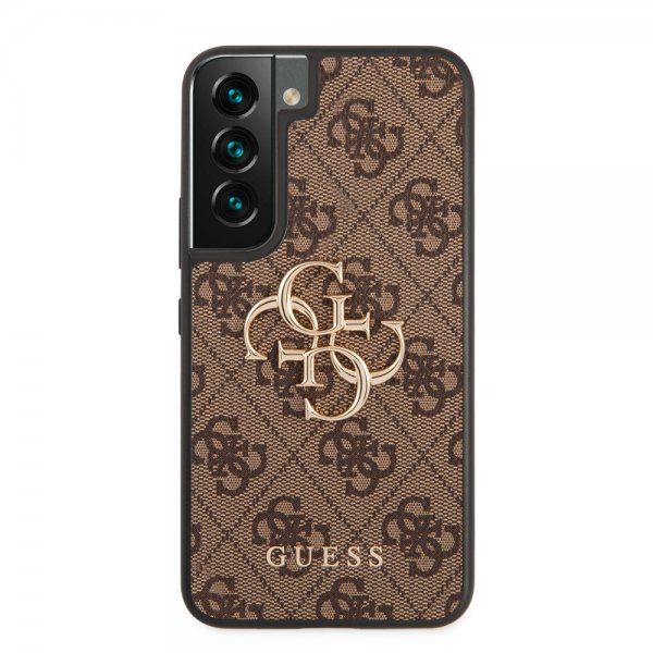 Guess Samsung Galaxy S22 Deksel 4G Logo Brun