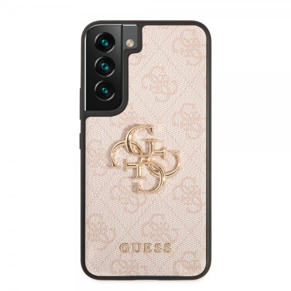 Guess Samsung Galaxy S22 Deksel 4G Logo Rosa