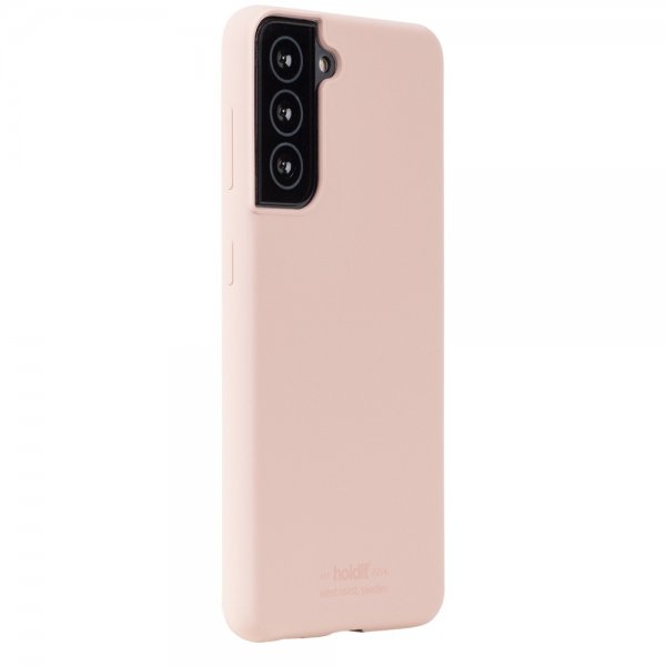 holdit Samsung Galaxy S22 Deksel Silikon Blush Pink