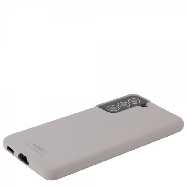 holdit Samsung Galaxy S22 Deksel Silikon Taupe