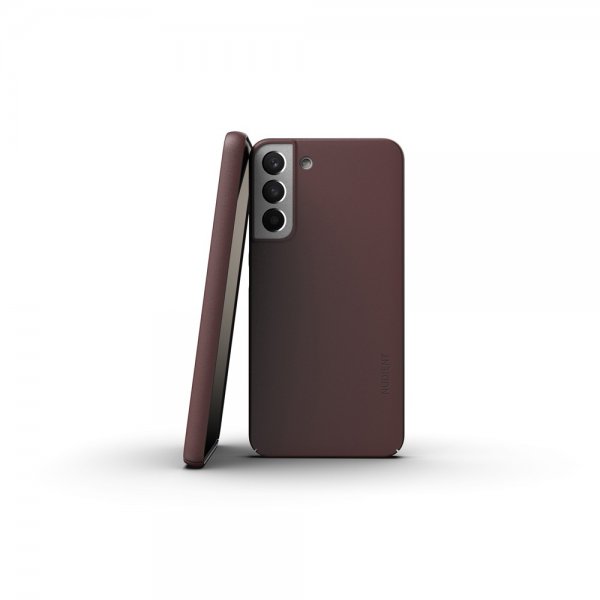 Nudient Samsung Galaxy S22 Deksel Thin Case V3 Sangria Red
