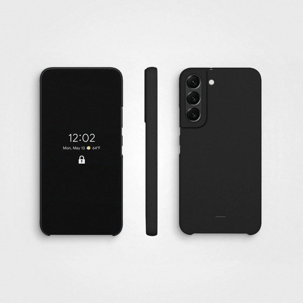agood company Samsung Galaxy S22 Deksel Plantebasert Charcoal Black