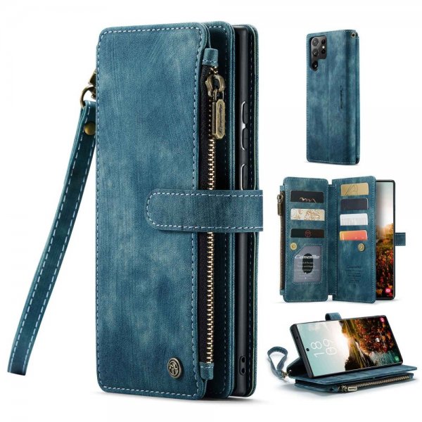 CaseMe Samsung Galaxy S22 Ultra Etui C30 Series Petrol