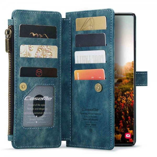 CaseMe Samsung Galaxy S22 Ultra Etui C30 Series Petrol