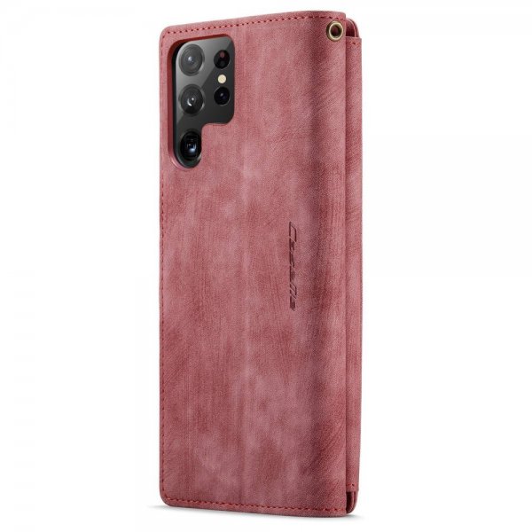 CaseMe Samsung Galaxy S22 Ultra Etui C30 Series Rød
