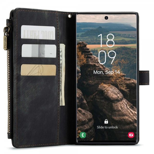 CaseMe Samsung Galaxy S22 Ultra Etui C30 Series Svart