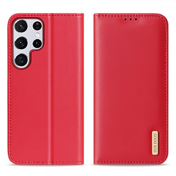 Dux Ducis Samsung Galaxy S22 Ultra Etui Hivo Series Rød