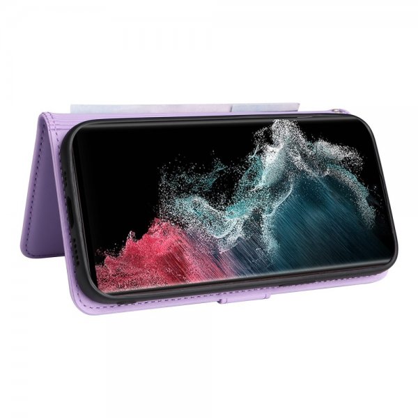 Betopnice Samsung Galaxy S22 Ultra Etui Avtagbart Deksel 005 Lilla