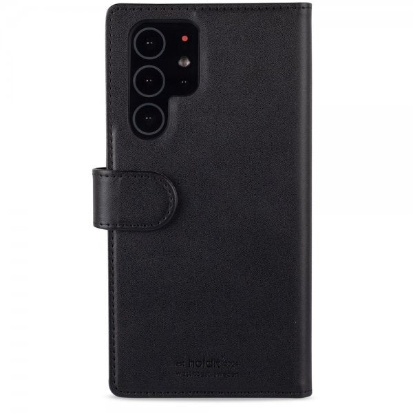 holdit Samsung Galaxy S22 Ultra Etui Wallet Case Magnet Svart