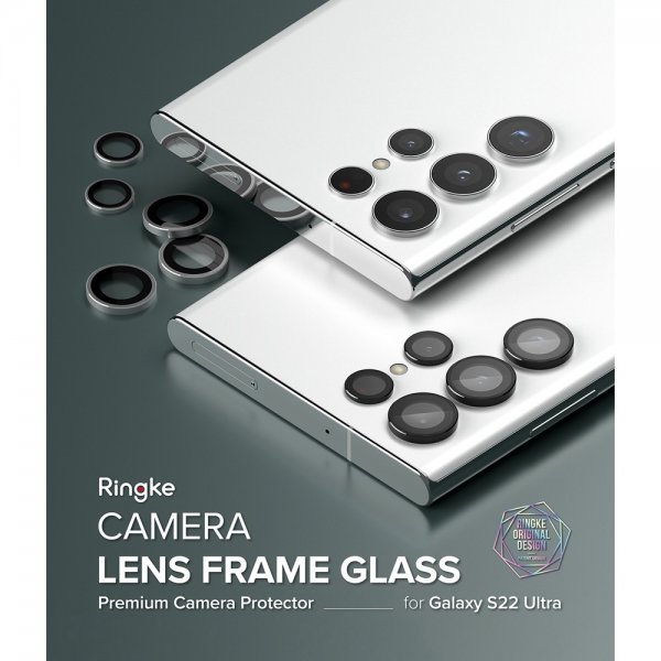 Ringke Samsung Galaxy S22 Ultra Kamerabeskytter Camera Lens Frame Svart