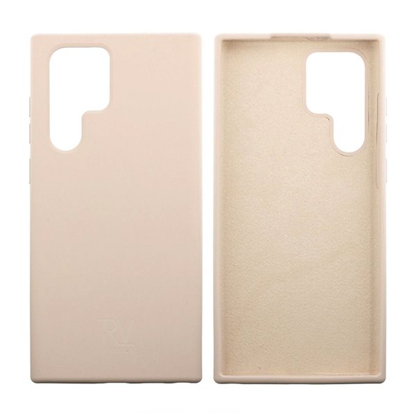 Rvelon Samsung Galaxy S22 Ultra Deksel Silikon Beige