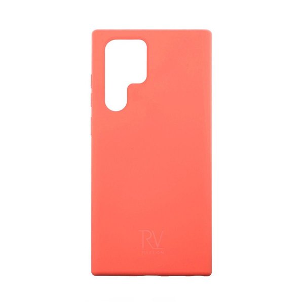 Rvelon Samsung Galaxy S22 Ultra Deksel Silikon Rosa