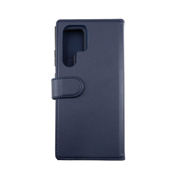 Rvelon Samsung Galaxy S22 Ultra Etui Detachable Wallet Case Blå