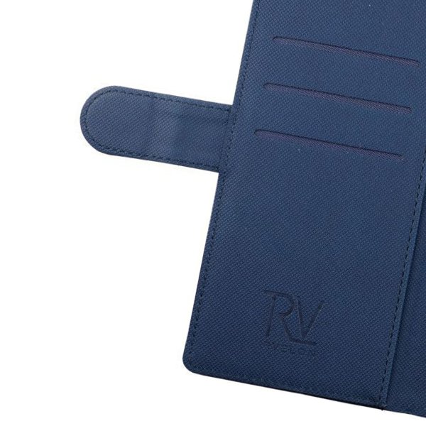 Rvelon Samsung Galaxy S22 Ultra Etui Detachable Wallet Case Blå