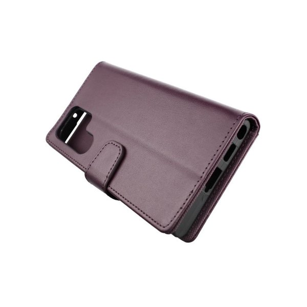 Rvelon Samsung Galaxy S22 Ultra Etui Utbrettbar Kortlomme Lilla