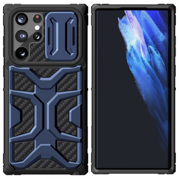 Nillkin Samsung Galaxy S22 Ultra Deksel Adventurer Case Blå