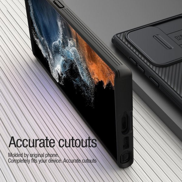 Nillkin Samsung Galaxy S22 Ultra Deksel CamShield Pro MagSafe Svart