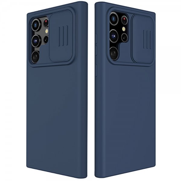 Nillkin Samsung Galaxy S22 Ultra Deksel CamShield Silky Blå