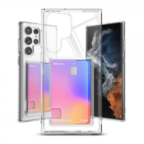 Ringke Samsung Galaxy S22 Ultra Deksel Fusion Card Clear