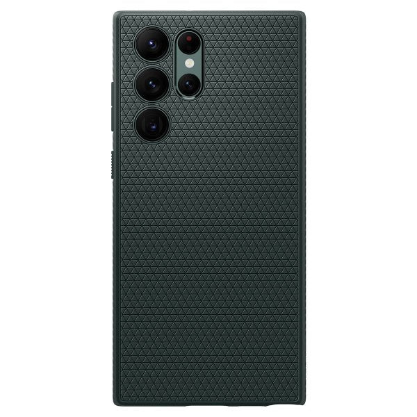 Spigen Samsung Galaxy S22 Ultra Deksel Liquid Air Abyss Green
