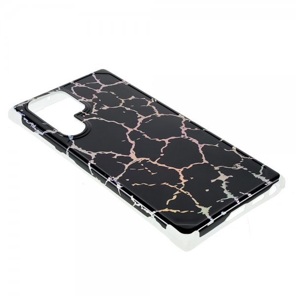 Samsung Galaxy S22 Ultra Deksel Marmor Svart