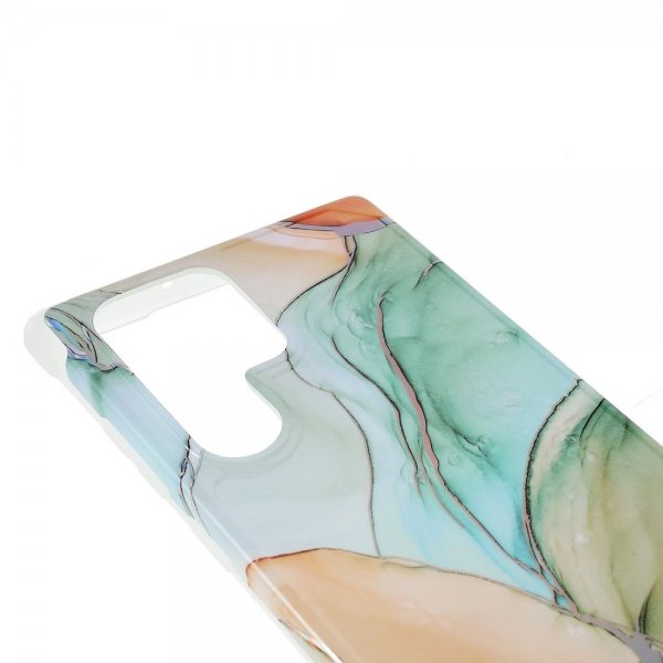 Samsung Galaxy S22 Ultra Deksel Marmor Tre-farget