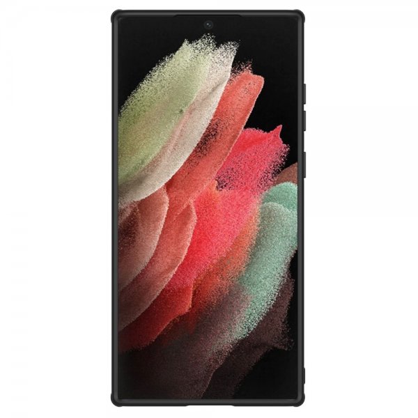 Nillkin Samsung Galaxy S22 Ultra Deksel med Tekstur Linsebeskyttelse Svart