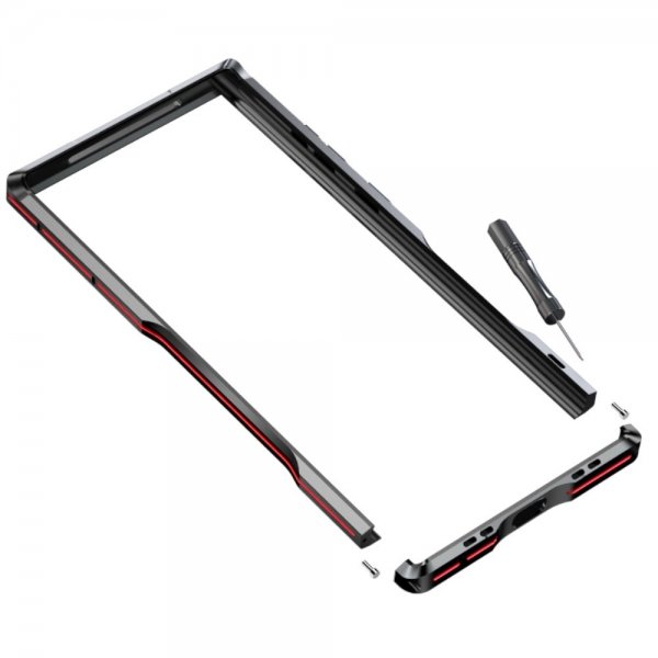 Samsung Galaxy S22 Ultra Deksel Metal Frame Sølv