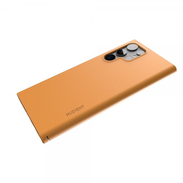 Nudient Samsung Galaxy S22 Ultra Deksel Thin Case V3 Saffron Yellow