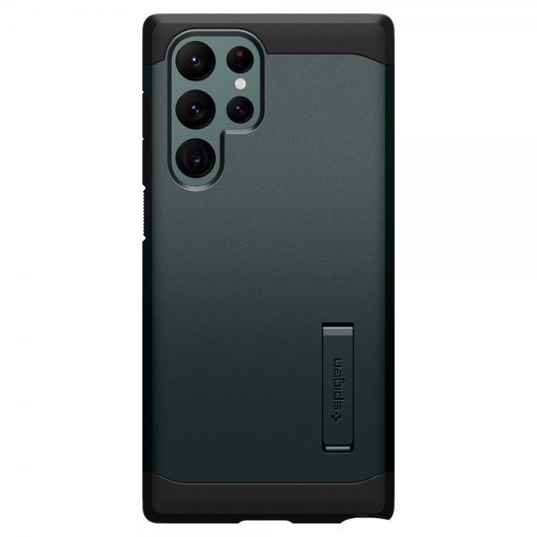 Spigen Samsung Galaxy S22 Ultra Deksel Tough Armor Abyss Green