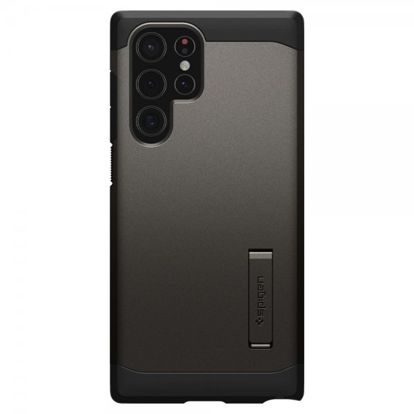Spigen Samsung Galaxy S22 Ultra Deksel Tough Armor Gunmetal