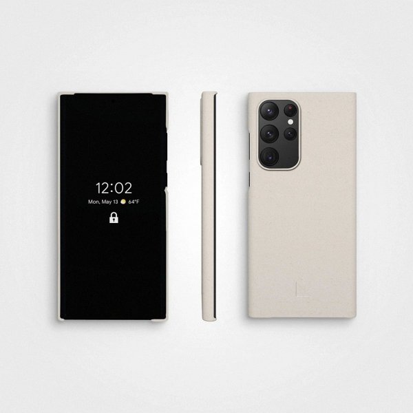agood company Samsung Galaxy S22 Ultra Deksel Plantebasert Vanilla White