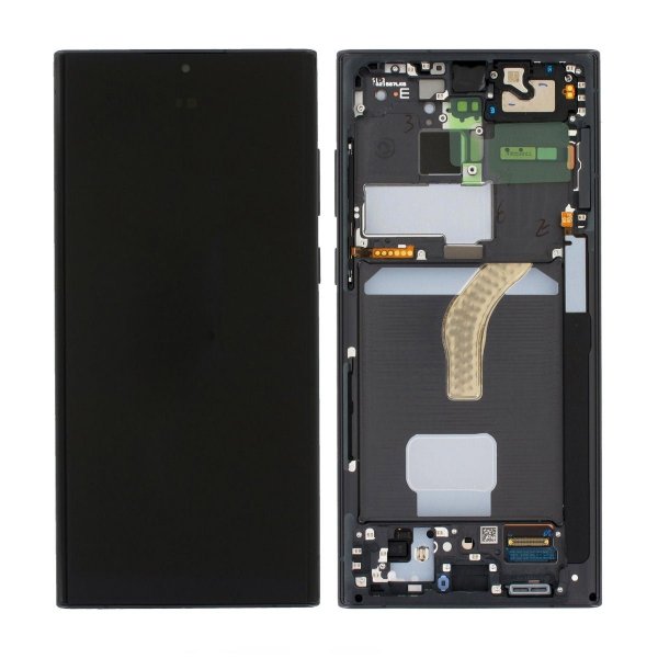 Samsung Samsung Galaxy S22 Ultra Skjerm med LCD Display Original - Svart