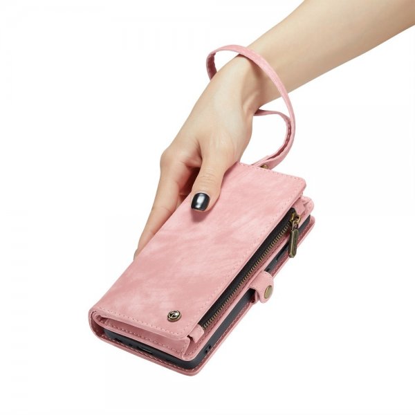 CaseMe Samsung Galaxy S23 FE Etui 008 Series Avtakbart Deksel Rosa