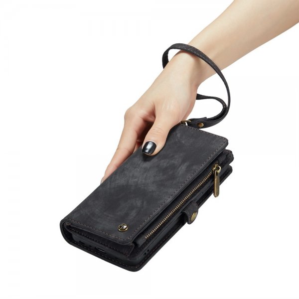 CaseMe Samsung Galaxy S23 FE Etui 008 Series Avtakbart Deksel Svart